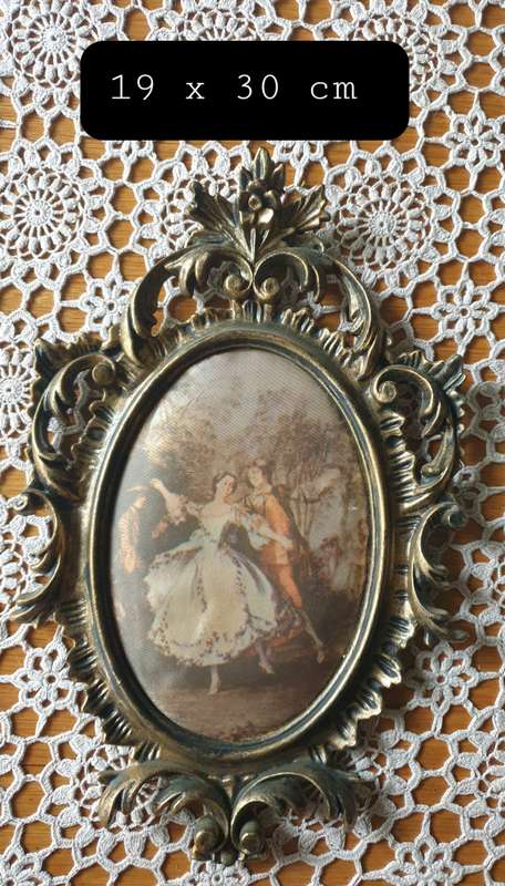 Ornate  Gold Plastic  Frame Made in HONG KONG