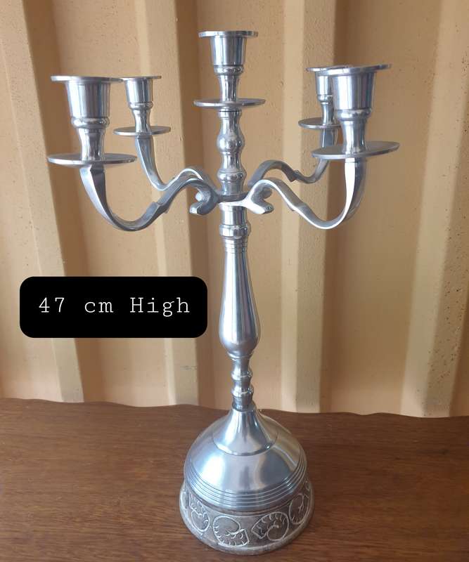 5 Arm Candelabra | PEWTER |