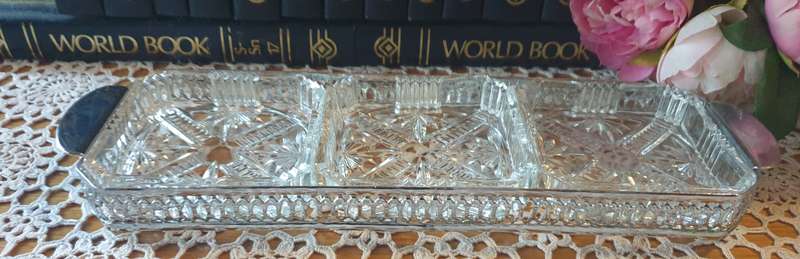 Set of Snack Bowls with Tray | very good condition | Like New