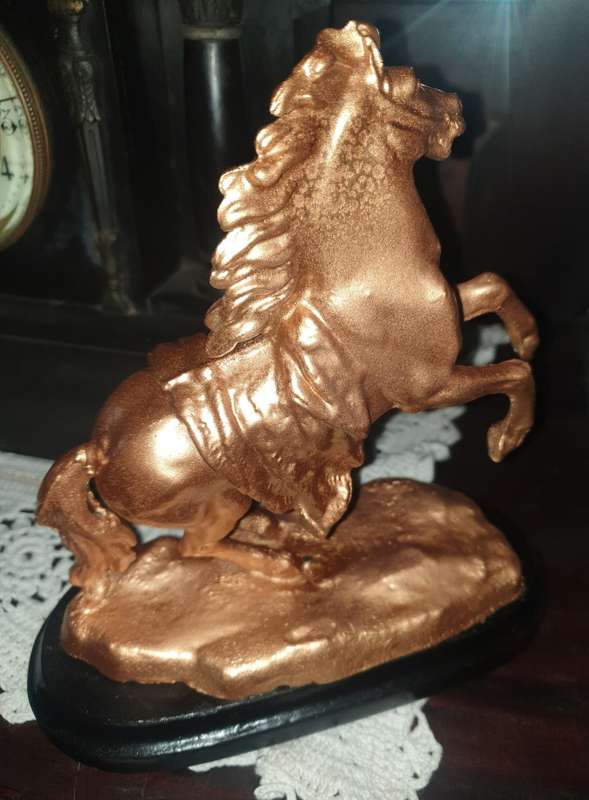 Stunning Vintage Cast metal Horse figurine