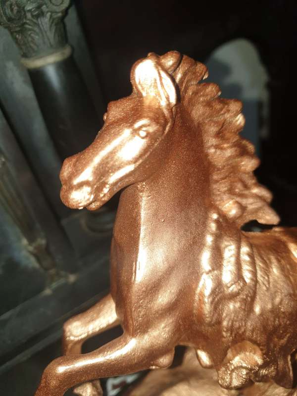 Stunning Vintage Cast metal Horse figurine