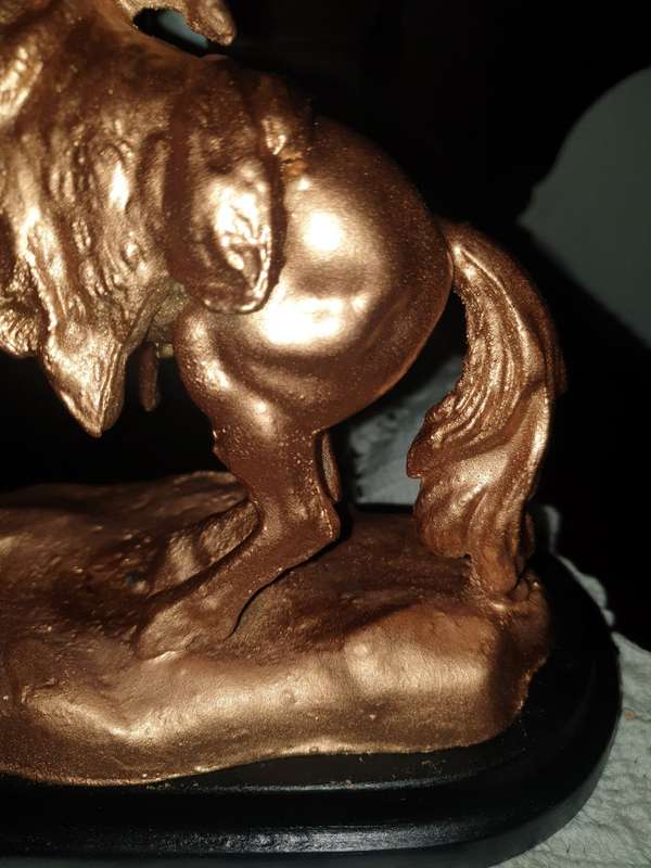Stunning Vintage Cast metal Horse figurine