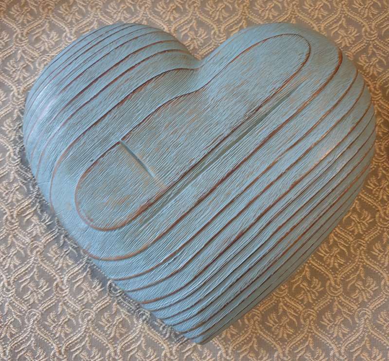 Large Wooden Heart | Heavy and Solid | Decor |