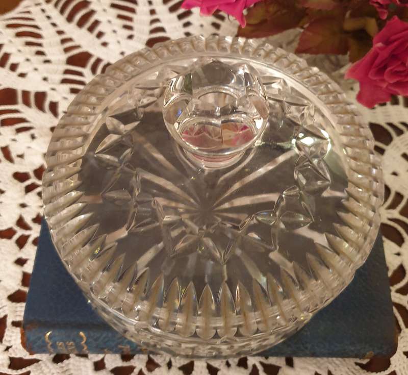 Waterford Giftware Crystal |  Candy Box & Lid |  Very Nice!