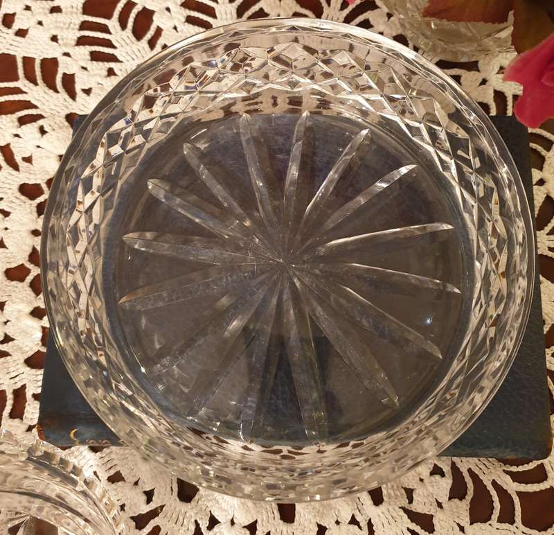 Waterford Giftware Crystal |  Candy Box & Lid |  Very Nice!