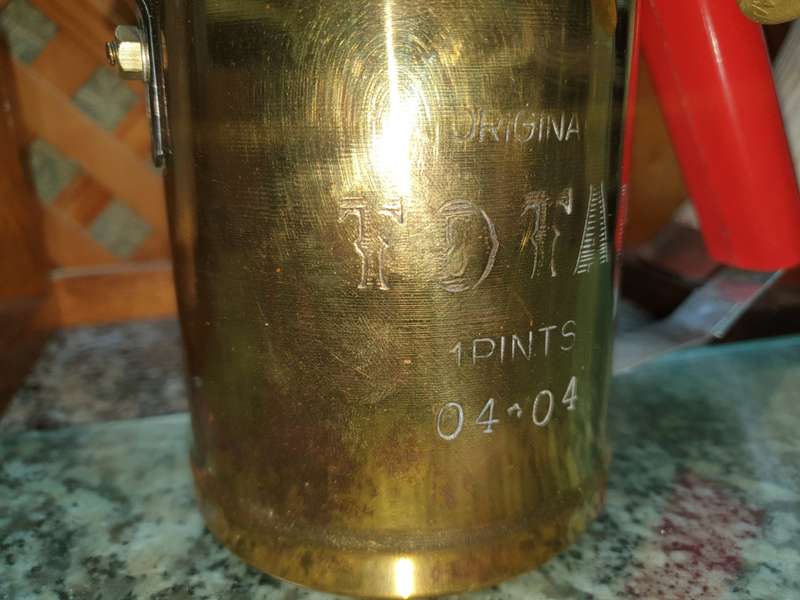 Stunning vintage Original TOTAI  40 04 BRASS BLOW TORCH   Stunning condition