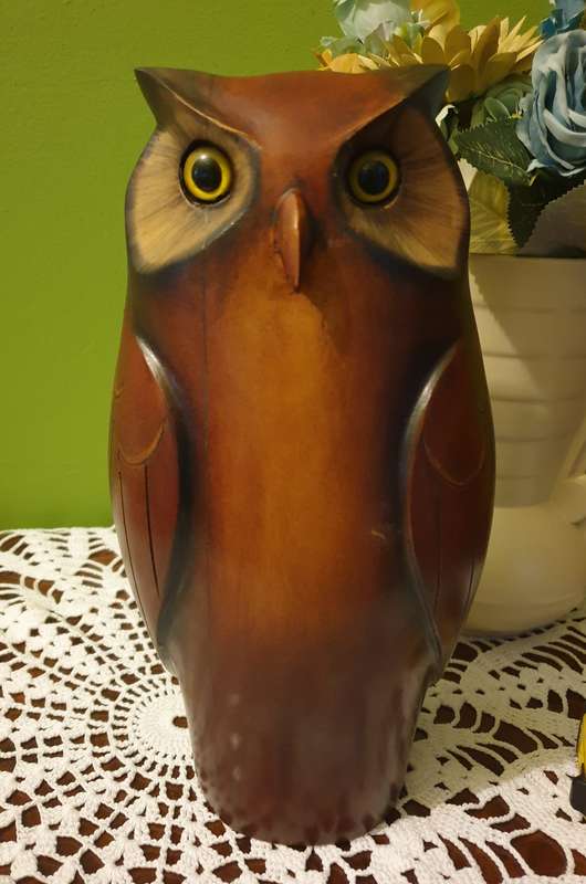Large Feathers of Knysna Gallery carved and hand painted Ltd Owl (02)