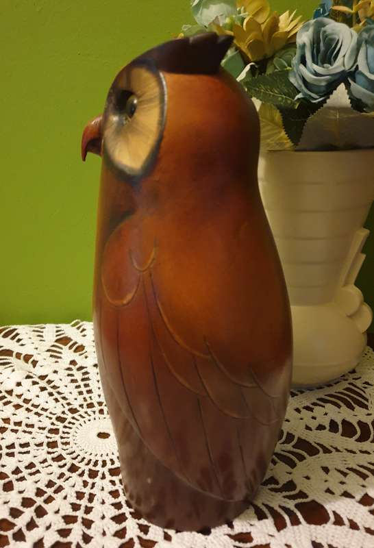 Large Feathers of Knysna Gallery carved and hand painted Ltd Owl (02)