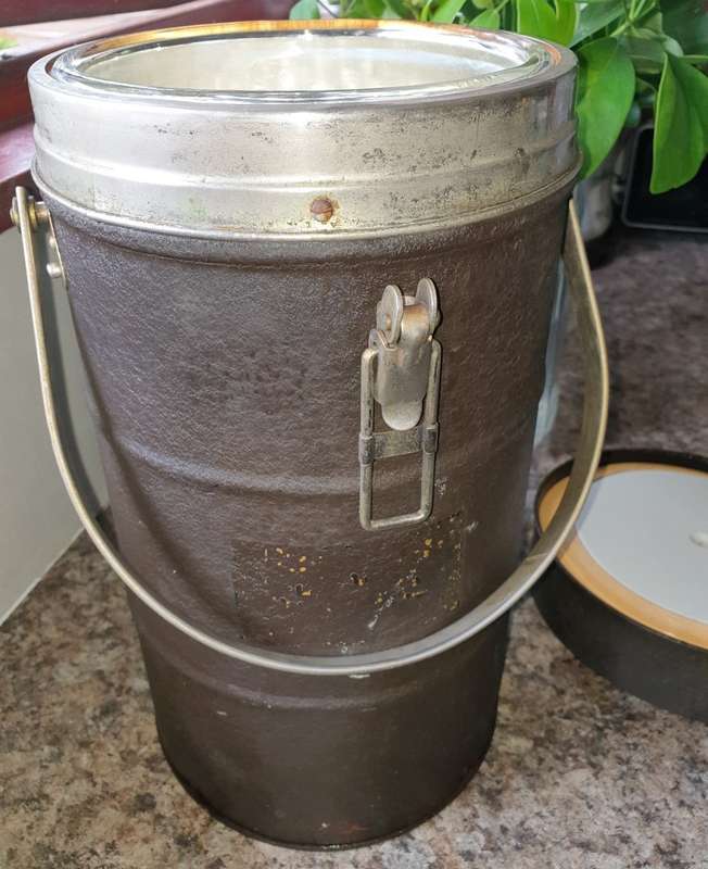 Vintage Large Thermos Food Flask Vacuum Vessel 1950`s