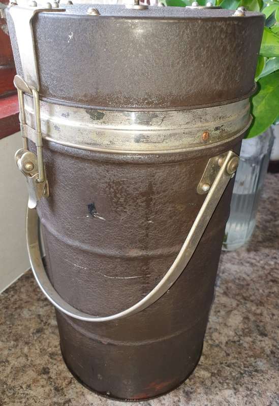 Vintage Large Thermos Food Flask Vacuum Vessel 1950`s