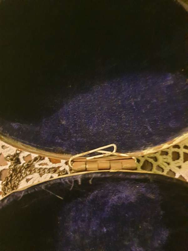 Brass & Copper Minaudiere Pillow Purse