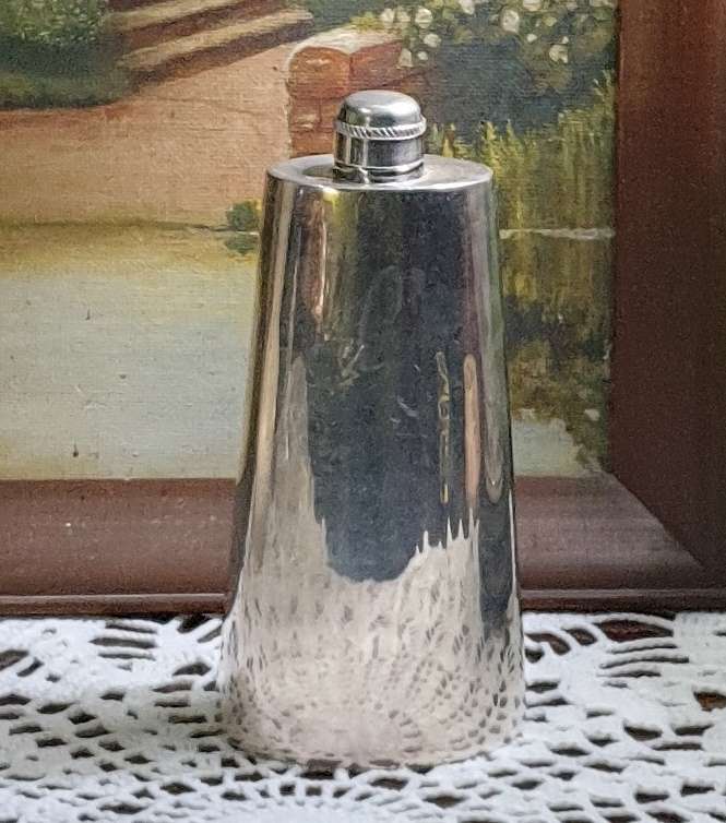 SILVER PLATED FLASK BOTTLE | VERY GOOD CONDITION |
