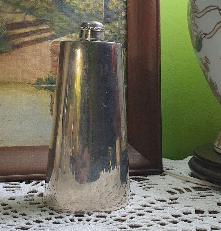 SILVER PLATED FLASK BOTTLE | VERY GOOD CONDITION |