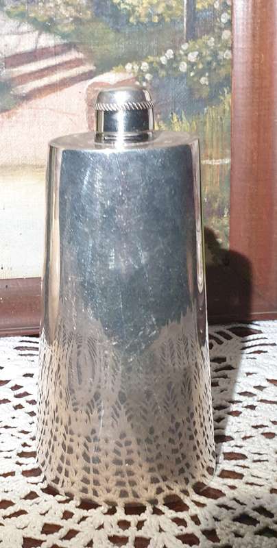 SILVER PLATED FLASK BOTTLE | VERY GOOD CONDITION |