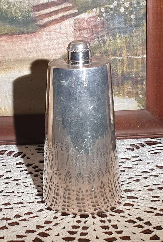 SILVER PLATED FLASK BOTTLE | VERY GOOD CONDITION |