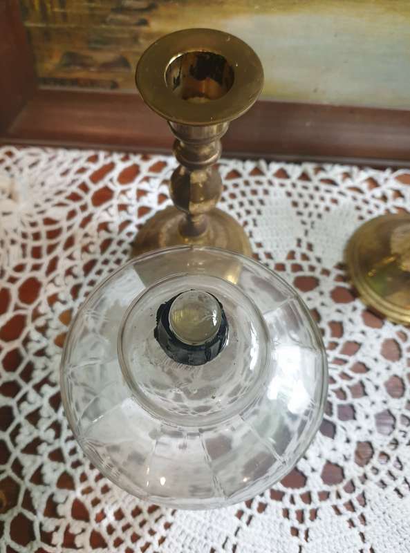 Set of Brass Candle Holders | made in India | 10 x 25 cm High each |