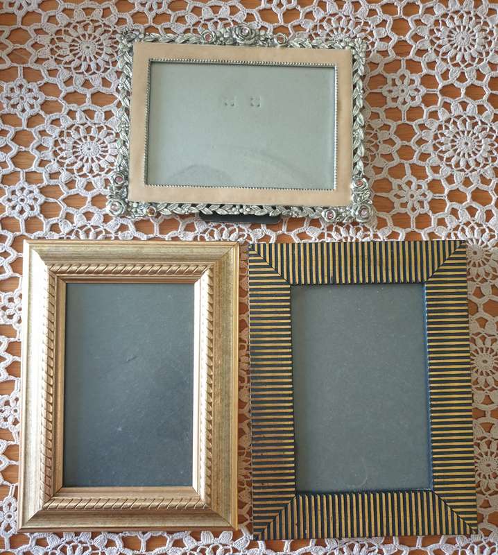 3 Metal  | Photo Frames | very good condition |