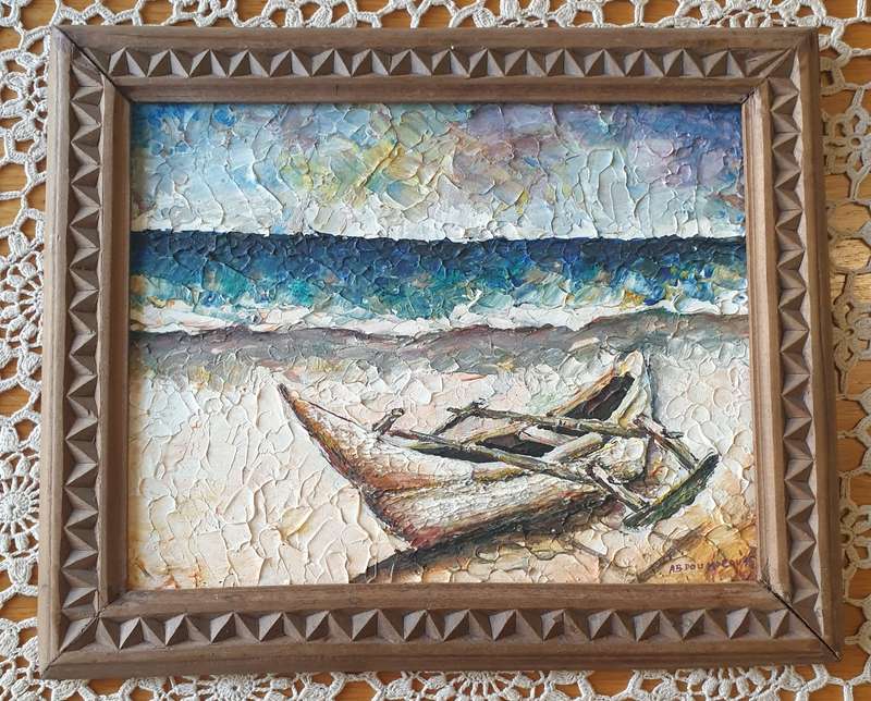 Oil Painting | Vintage | Wooden Frame |