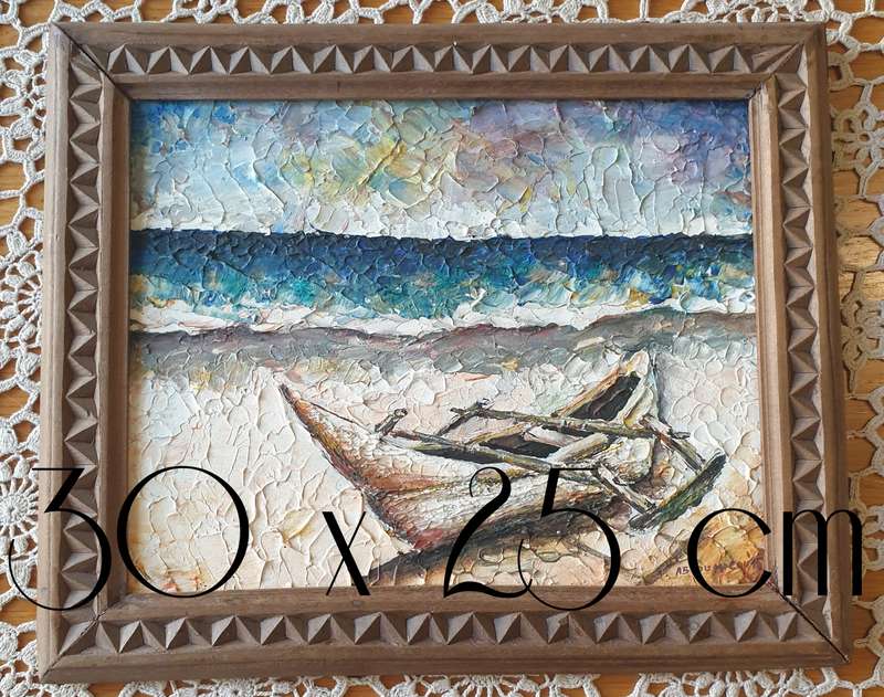 Oil Painting | Vintage | Wooden Frame |