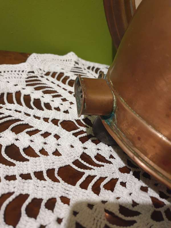 VINTAGE ELECTRIC COPPER KETTLE (NOT WORKING )