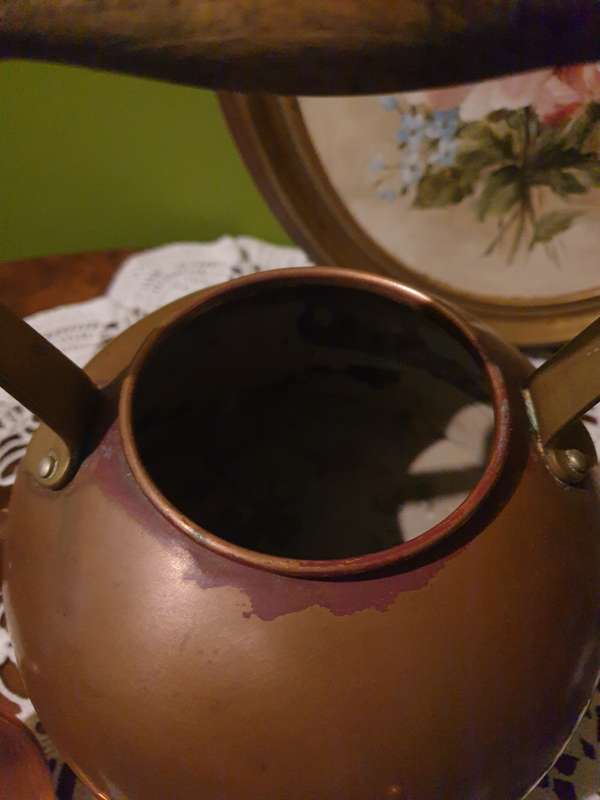 VINTAGE ELECTRIC COPPER KETTLE (NOT WORKING )
