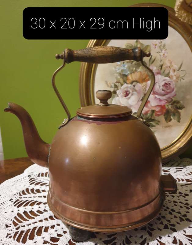 VINTAGE ELECTRIC COPPER KETTLE (NOT WORKING )