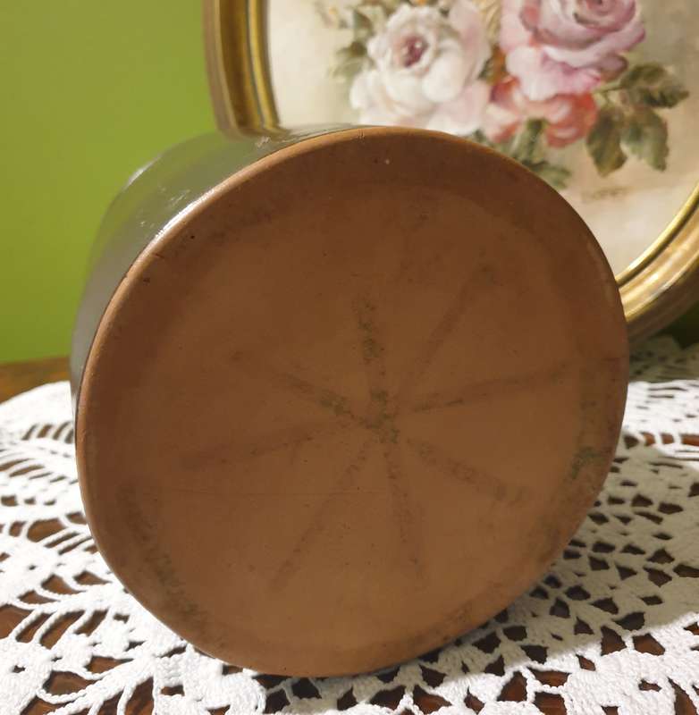 POTTERY CANISTER JAR | KITCHEN | UTENSIL HOLDER |