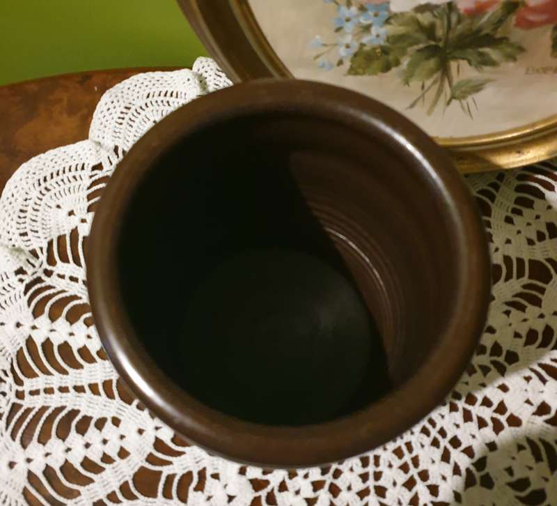 POTTERY CANISTER JAR | KITCHEN | UTENSIL HOLDER |
