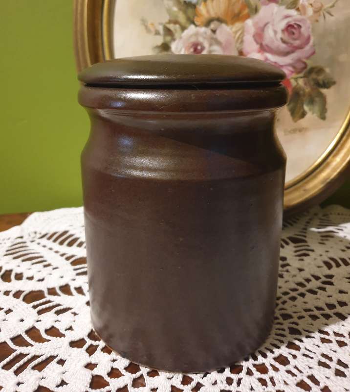 POTTERY CANISTER JAR | KITCHEN |