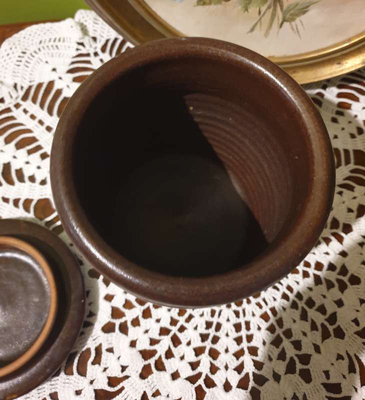 POTTERY CANISTER JAR | KITCHEN |
