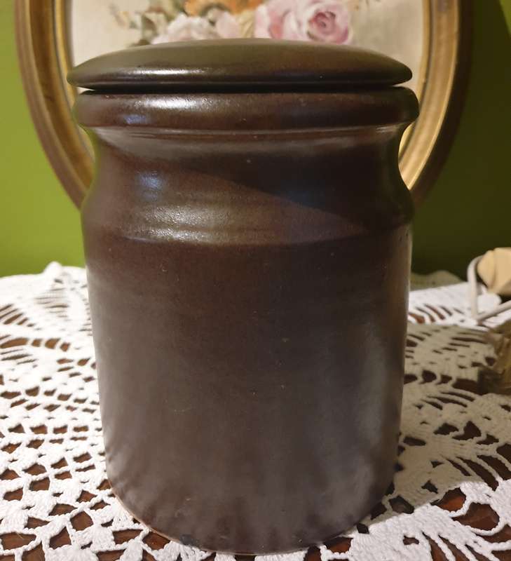 POTTERY CANISTER JAR | KITCHEN |