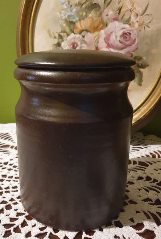 POTTERY CANISTER JAR | KITCHEN |