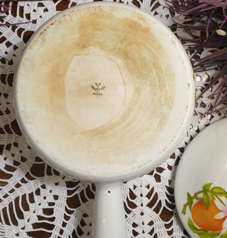 Vintage Porcelain Pot By Tradition CNP France  | 01 |