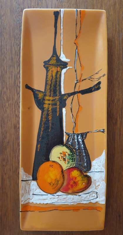 Italian Hand Painted Wall Plate | Decor | size on photo |