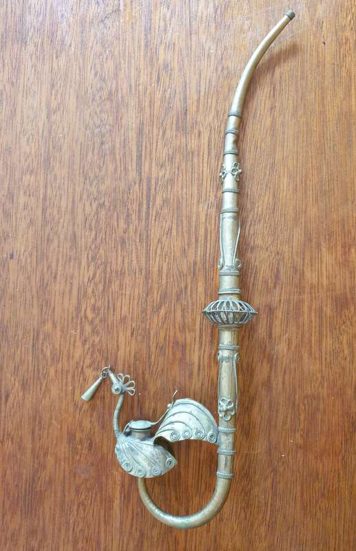 Ancient far-eastern opium pipa