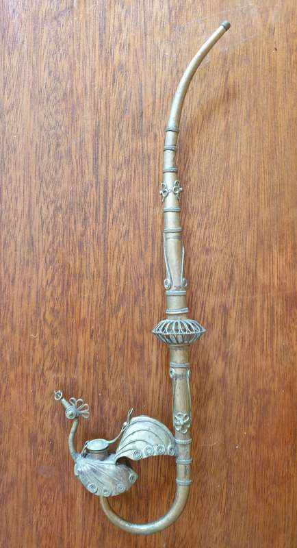 Ancient far-eastern opium pipa