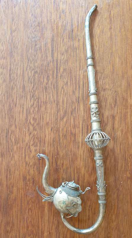 Ancient far-eastern opium pipa