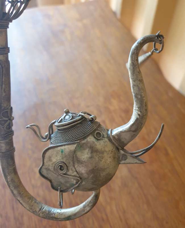 Ancient far-eastern opium pipa