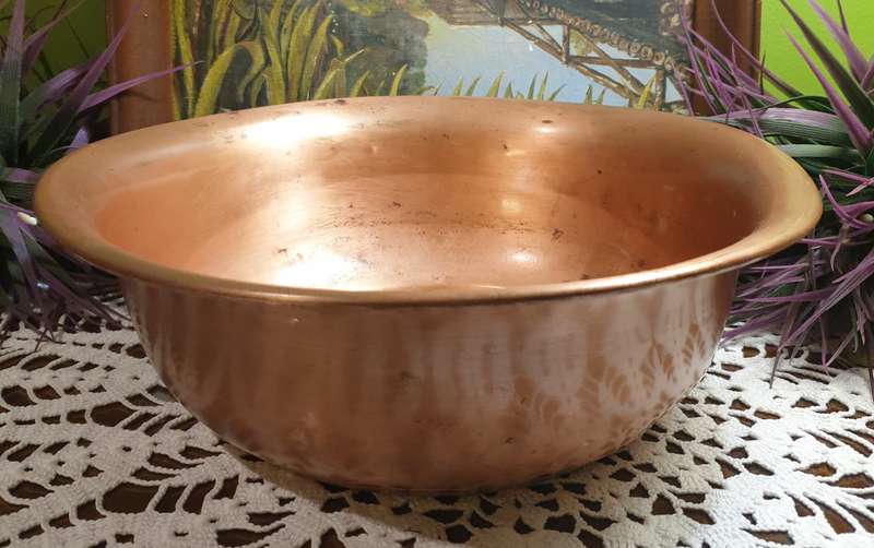 Vintage Copper Bowl