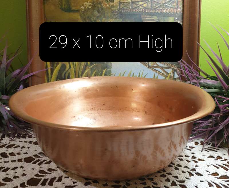Vintage Copper Bowl