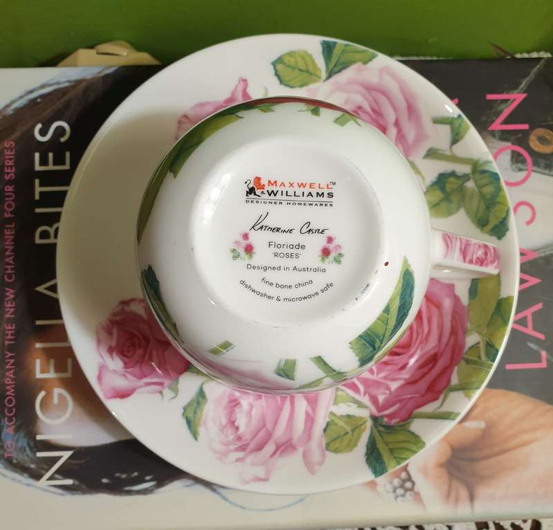 Maxwell & Williams Katherine Castle Floriade Breakfast Cup & Saucer 480ML Roses