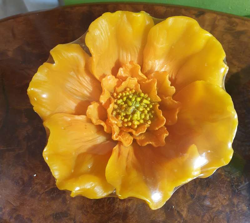 Wakiki Poppy Flower Floating Candle | Like New |