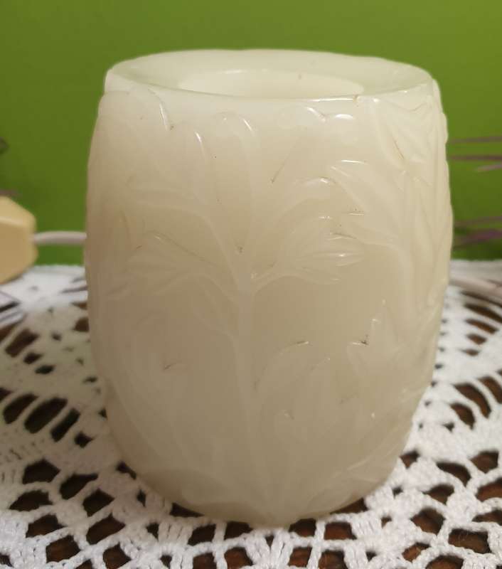 Carved Battery Operated Flickering Candles