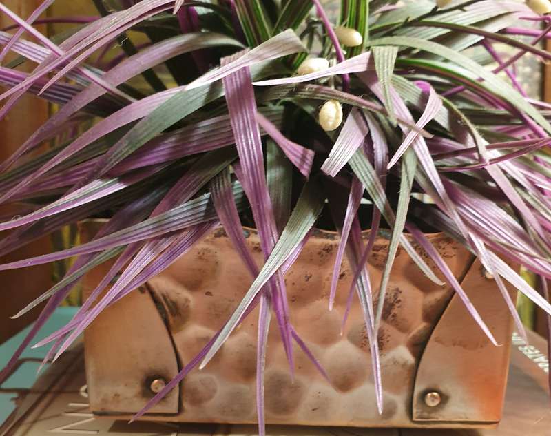 Vintage Hammered Copper Planter |  Jardinière |
