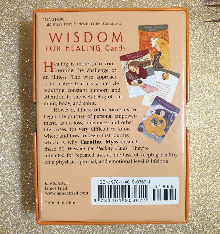 Wisdom for Healing Cards by Myss, Caroline