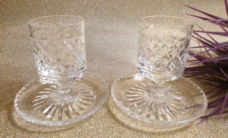 Vintage STUART CRYSTAL England -  Candle Holder