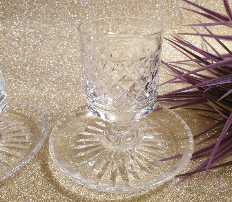 Vintage STUART CRYSTAL England -  Candle Holder