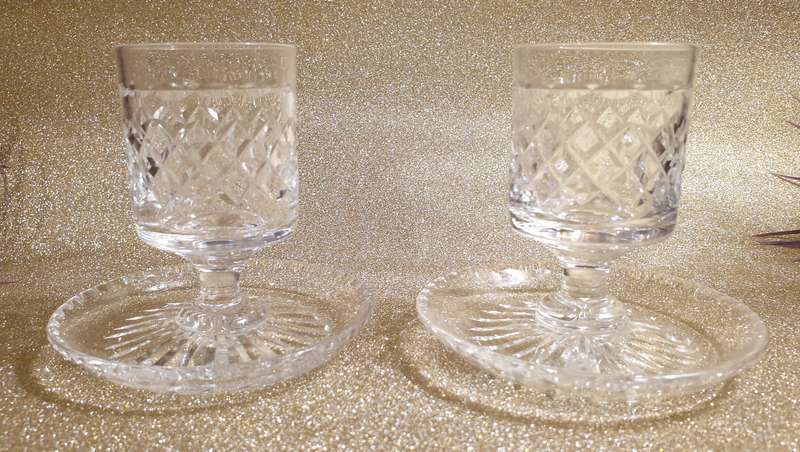 Vintage STUART CRYSTAL England -  Candle Holder