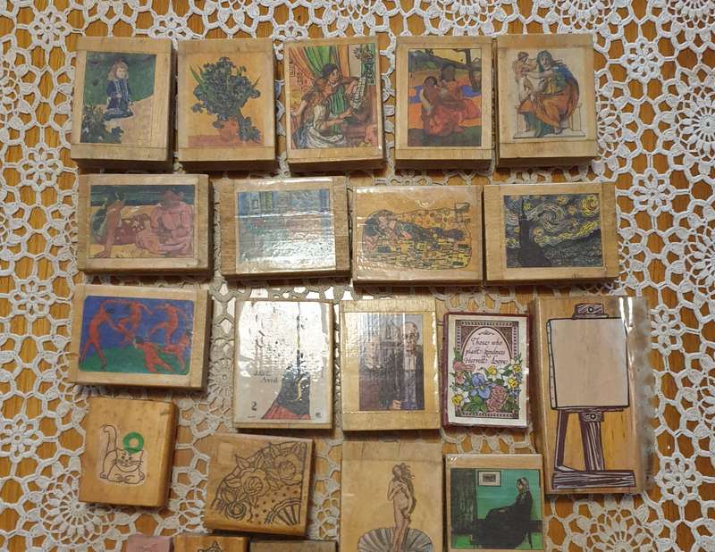 Rubber Stamp Collection | 29 Rubber Stamps | Museum Collection etc |