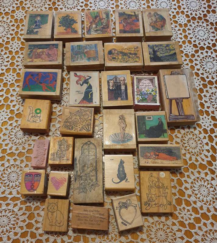 Rubber Stamp Collection | 29 Rubber Stamps | Museum Collection etc |